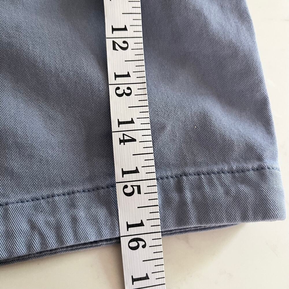 Abercrombie Kids Blue Chino Shorts Boys Size 9-10 Classic Casual Preppy Style - Picture 4 of 5